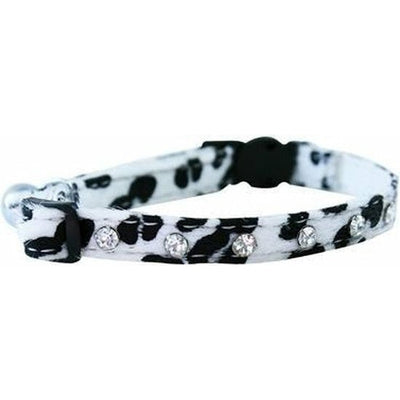 Happy Pet Feline Finesse Diamante Animal Print Katten Halsband