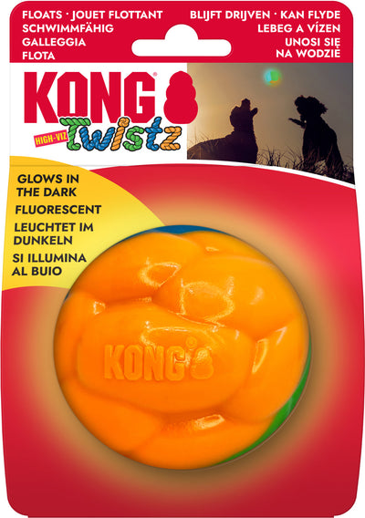 Kong Twistz High Viz ball 8cm