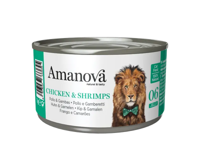 Amanova Cat Chicken & Shrimps in Jelly 70gr.