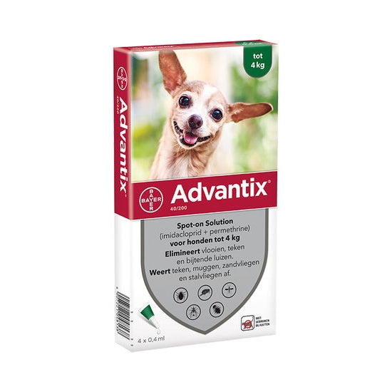 Advantix spot on 40/200 hond tot 4 kg