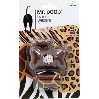 Mr. Poop Poepzakjes dispenser Wildlife + 2 rollen