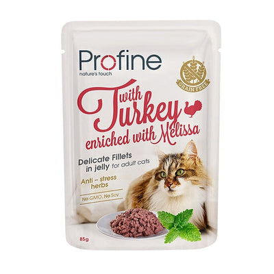 Profine Cat Pouch Turkey Fillets in Jelly 85gr.