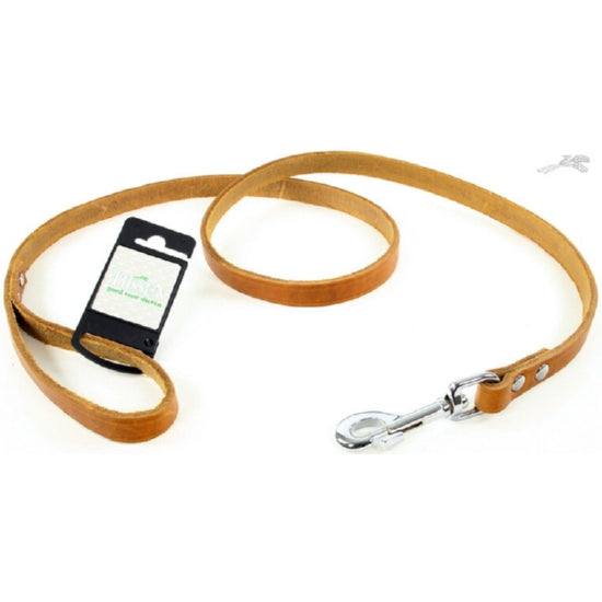 Lijn vetleer cognac 16mm x 130cm