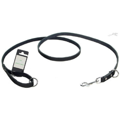 Vario lijn vetleer zwart 12mm x 185cm