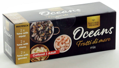 Natural Health Cat Oceans Multipack Frutti Di Mare 6 x 85gr.