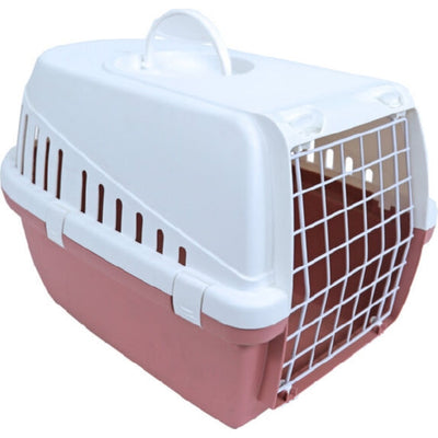 Savic reismand Trotter 1 roze/ wit 49cm