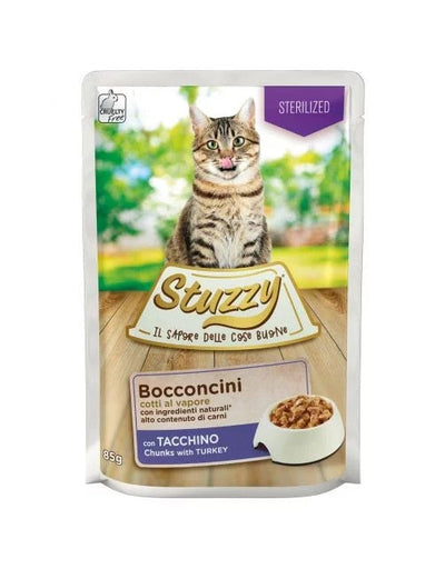 Stuzzy Cat Bocconicini Kalkoen Sterilized 85gr.