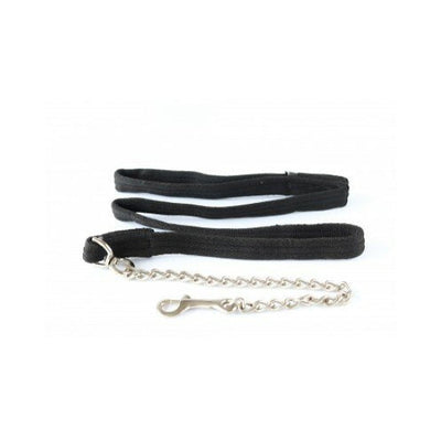 Voorbrenglijn zwart met zilveren ketting