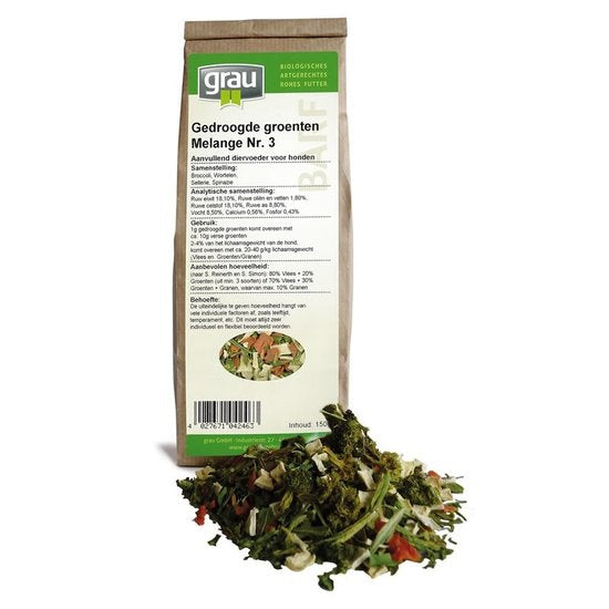 Hokamix Grau Barf Groentemelange Nr. 3 - 500gr.