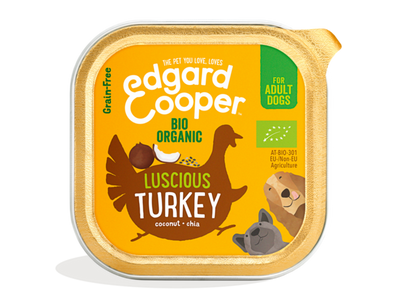 Edgard & Cooper Adult natvoer Biologische kalkoen 100gr.