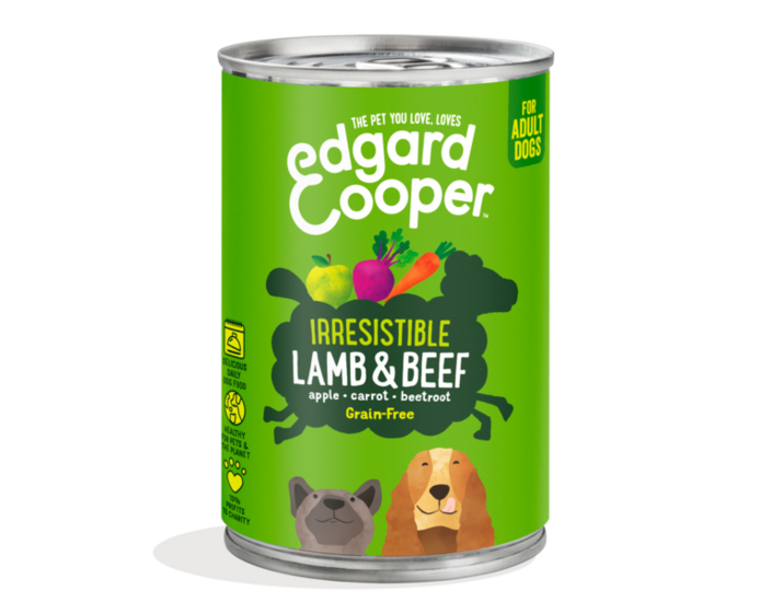 Edgard & Cooper Adult natvoer blik Lamb & Beef 400gr.
