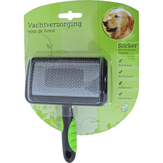Hondenborstel slicker soft M