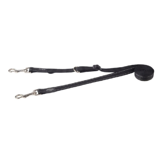 Rogz Utility Control hondenriem L zwart, 2mtr.