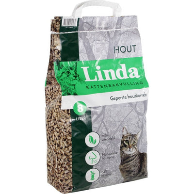 Linda houtkorrels 8ltr.