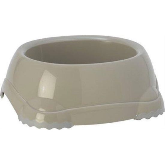 Moderna plastic honden eetbak smarty 16cm grijs