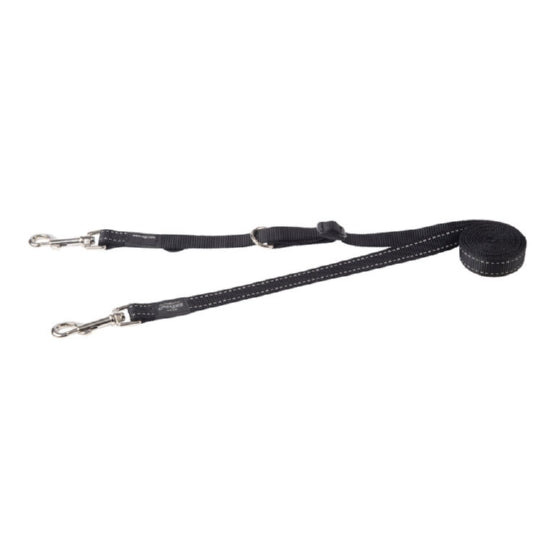 Rogz Utility Control hondenriem XL zwart, 2mtr.