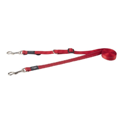 Rogz Utility Control hondenriem M rood, 2mtr.