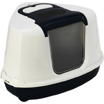 Kattentoilet Flip Cat Corner zwart