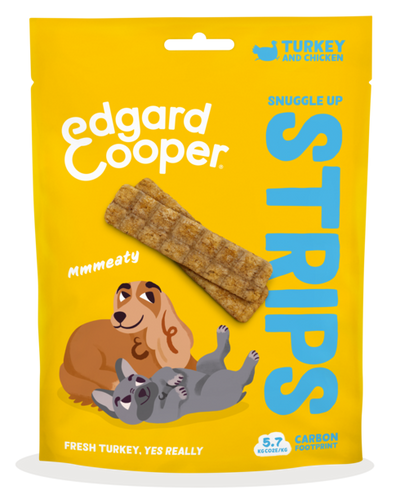 Edgard & Cooper Dog Strips Kalkoen 75gr.