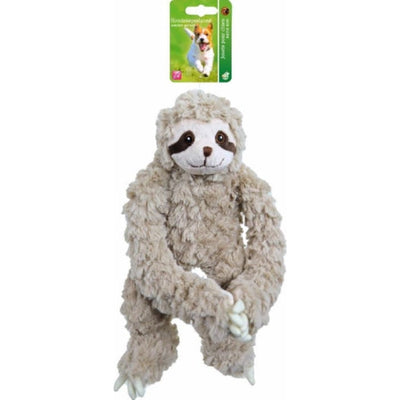 Pluche luiaard, beige 21cm