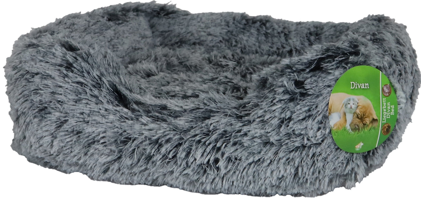 Boon divan fluffy arctic grey 50 x 40cm