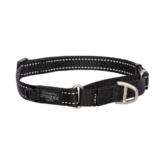 Rogz Utility Control halsband M zwart