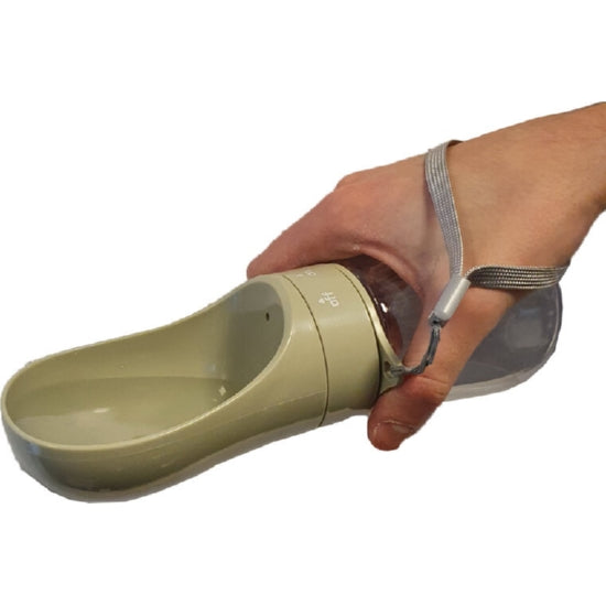 Boon draagbare drinkfles 450ml, warmgrijs
