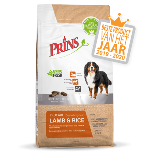 Prins ProCare Lamb & Rice Hypoallergenic 15kg