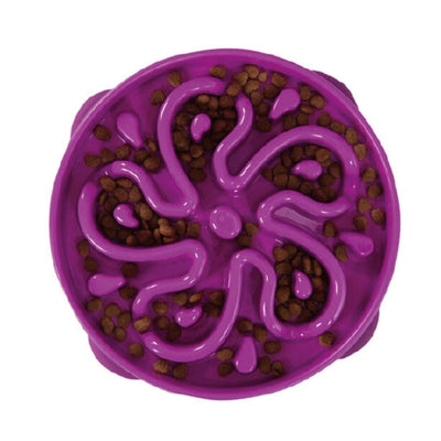 Oh Fun Slowfeeder Flower paars L