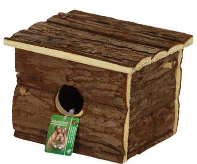 Boon knaagdierhuis vierkant hout 15cm