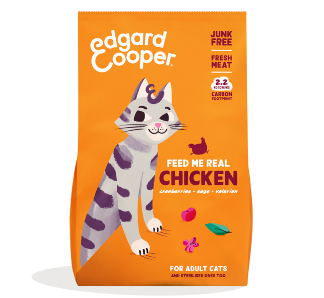 Edgard & Cooper Adult Cat verse scharrel kip 2kg