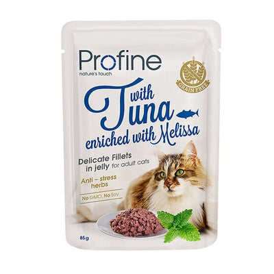 Profine Cat Pouch Tuna Fillets in Jelly 85gr.