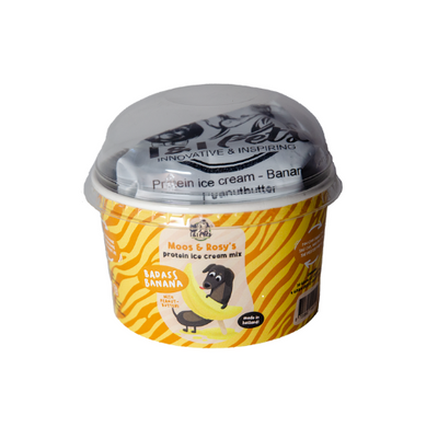 Moos & Rosy's Protein Ice Cream - Banaan & pindakaas