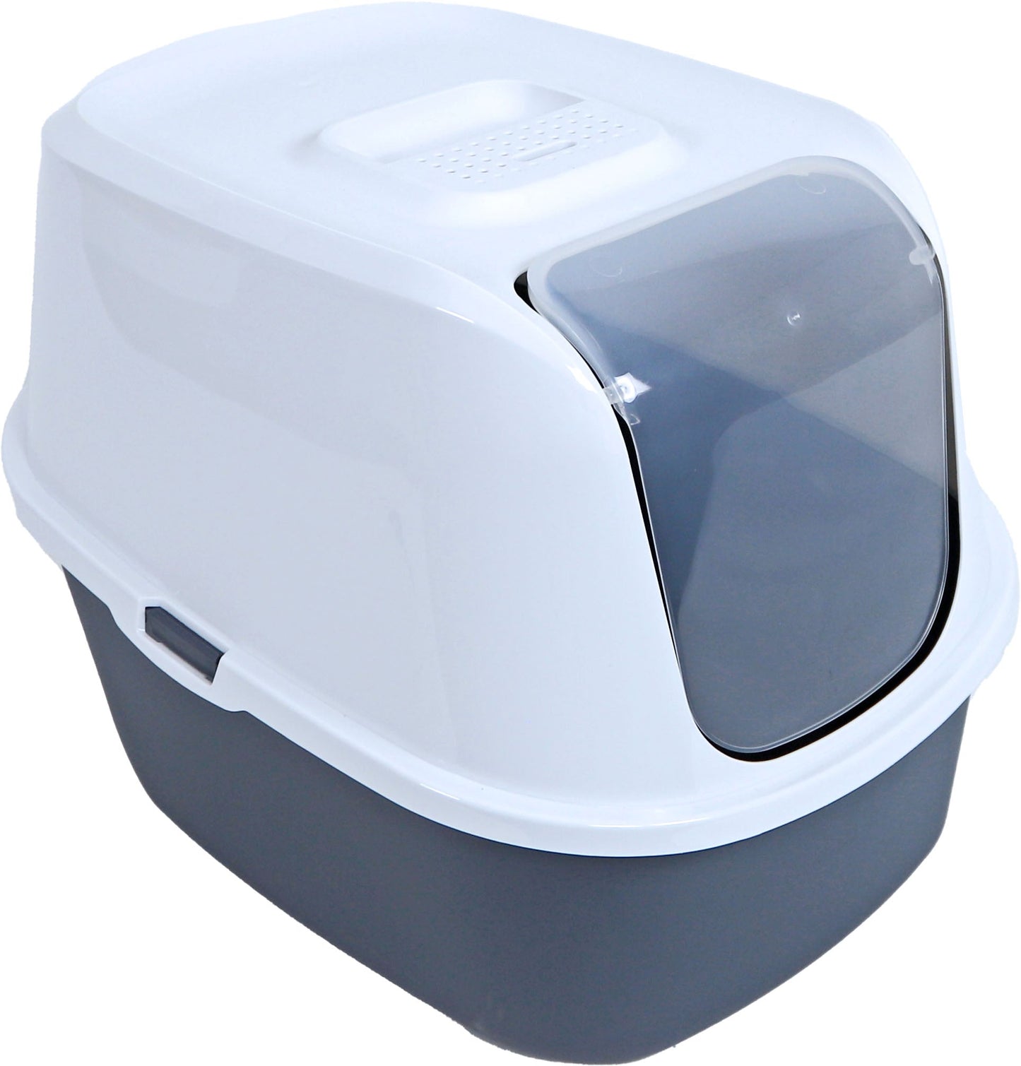 Moderna kattentoilet Just Eazy grijs/wit 52cm