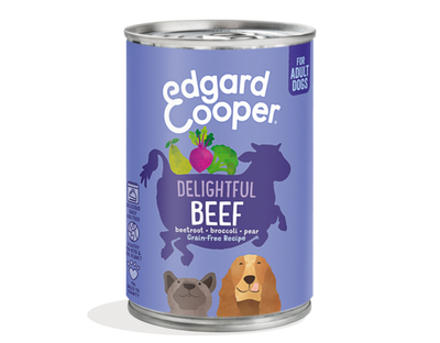 Edgard & Cooper Adult natvoer blik Beef 400gr.