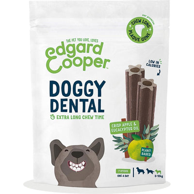 Edgard & Cooper Doggy Dental Sticks Appel - Eucalyptus S