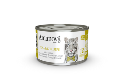 Amanova Cat Tuna & Shrimps in Bouillon 70gr.