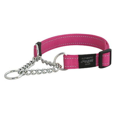 Rogz Utility Obedience sliphalsband L roze