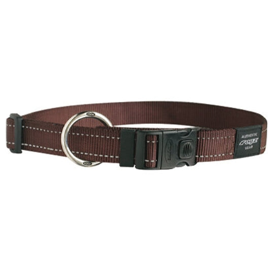 Rogz Utility halsband XL chocolate