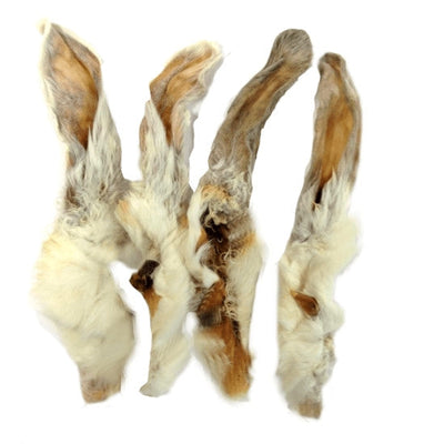 Riverwood Butcher konijnenoren met vacht 100gr.