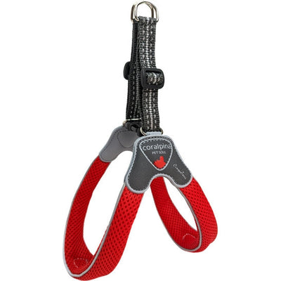 Coralpina hondenharnas Cinquetorri rood, maat 7
