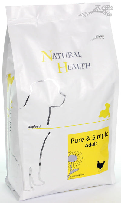 Natural Health adult dog Chicken & Rice 12,5kg