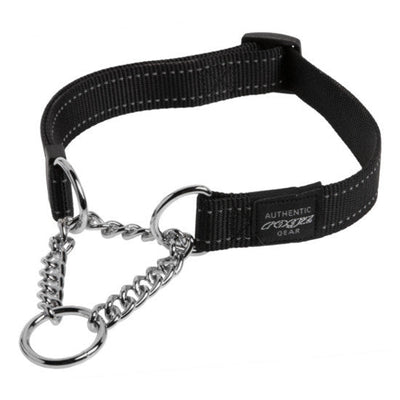 Rogz Utility Obedience sliphalsband XL zwart