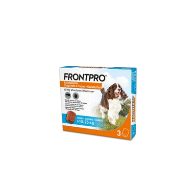 Frontpro Dog L >10-25kg - 3 tabletten
