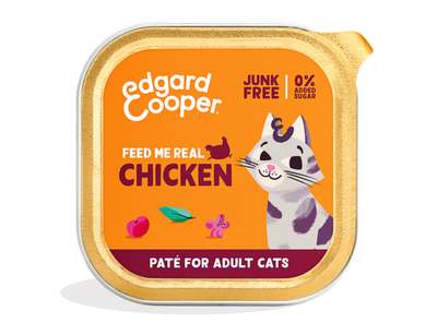 Edgard & Cooper adult cat paté - chicken