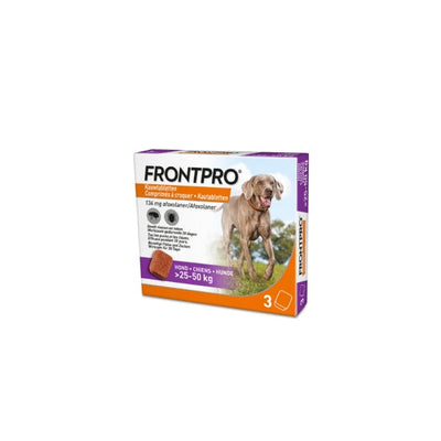 Frontpro Dog XL >25-50kg - 3 tabletten
