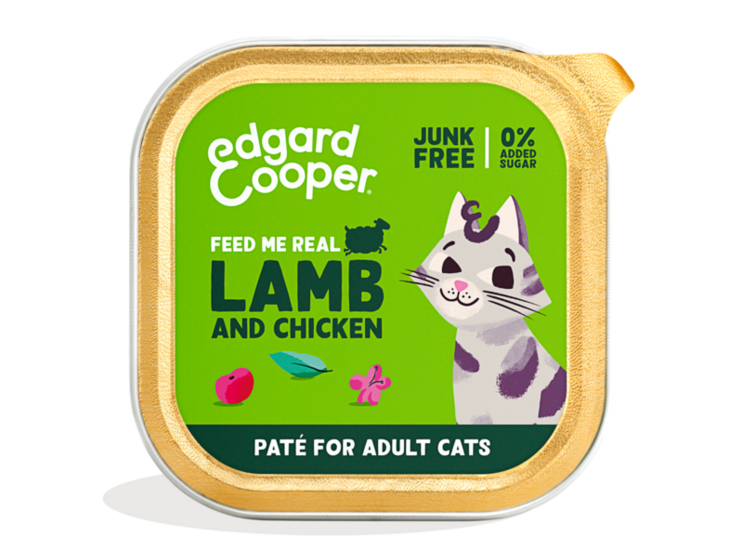 Edgard & Cooper adult cat paté - lamb & chicken