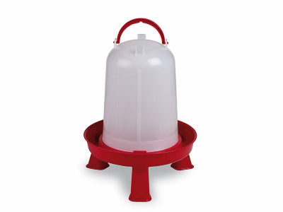 Watertoren Plastic Rood/ Wit op Voet 5ltr.