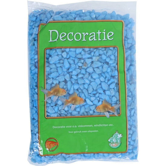 Glitter gravel blauw 1kg