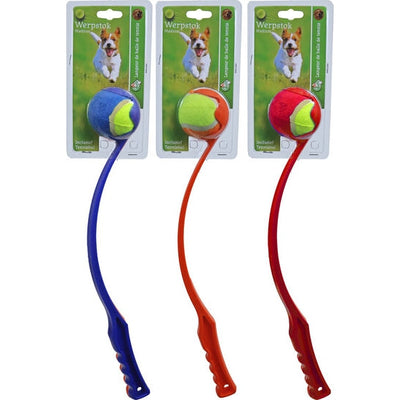 Werpstok 48cm met tennisbal 6cm